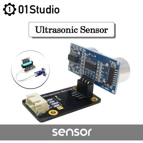 01Studio HCSR04 Ultrasonic Senor Module Microcontroller Sensor for pyBoard Micropython programming Board