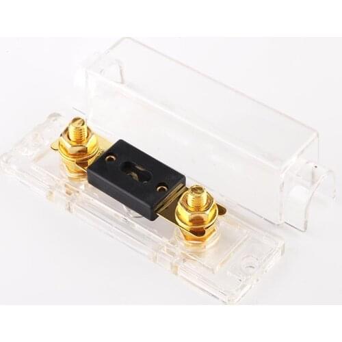 1pcs High Quality New ANL box Fuse holder Distribution Fuseholder fuse holder blade INLINE 0 4 8 gauge Positive 100A 200A 300A