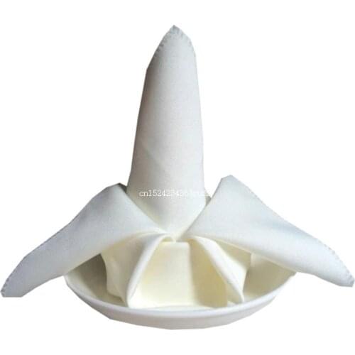 100pcs Polyester Wedding Table Napkins Wedding Banquet Decoration Handkerchief for Restaurant Dinner Wholesale