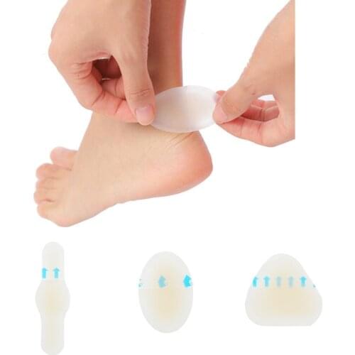 2pcs Anti-wearing Heel Sticker Adhesive Hydrocolloid Gel Blister Plaster Pedicure Patch Silicone Gel Soft Heel Sticker