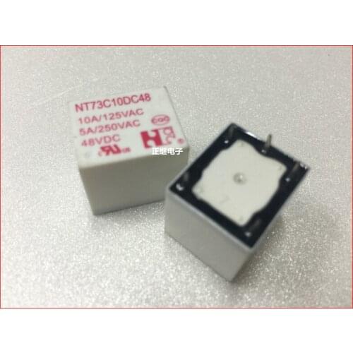 2pcs/lot Original relay NT73C10DC48 DC48V