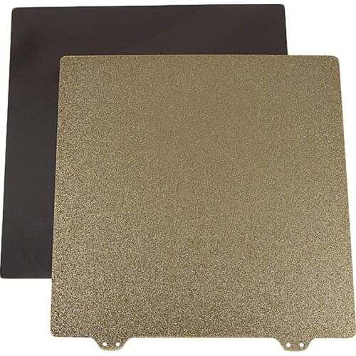 235 x 235 Ender 3 Double Sided Textured Pei Spring Steel Sheet Powder Coated Pei Build Plate for Ender 3