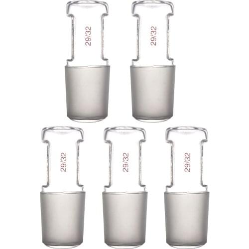 29/32,Hollow Glass Stopper,29# Glass Standard Joint plugs,5 pcs/Lot,Labware
