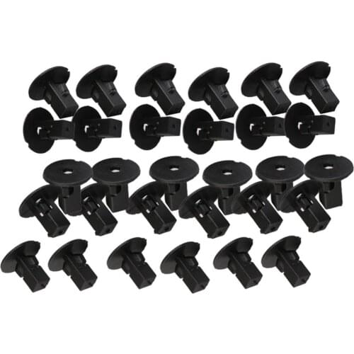 60pcs Push Type Car Retainer Trim Clips For 8.2mm Toyota Bumper