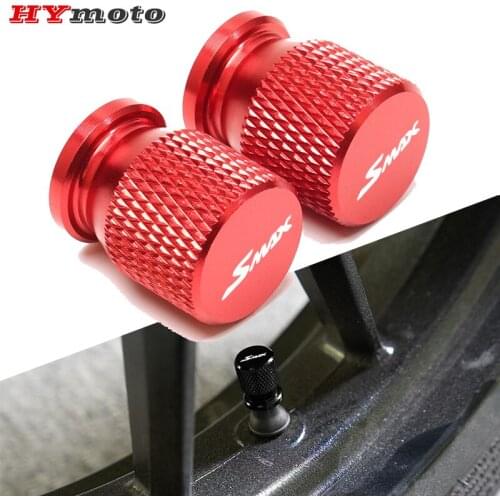 Motorcycle CNC Aluminum Accessories Tire Valve Wheel Dust Waterproof Airtight Cover Stem Caps For YAMAHA SMAX 155 CYGNUS X 125