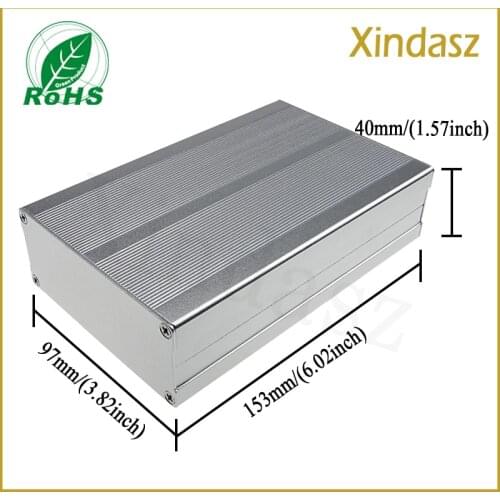 Free Shipping Slivery aluminum enclosure boxes,aluminum electronics enclosure,aluminum project box enclosure 150*97*40mm