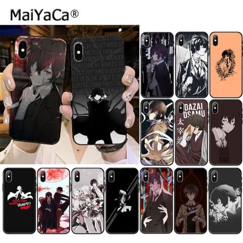 Japan anime bungou stray dogs Dazai Osamu Phone Accessories Case for iphone 11 12 Pro XS MAX XS XR 8 7 6 Plus 5 5S SE 12mini