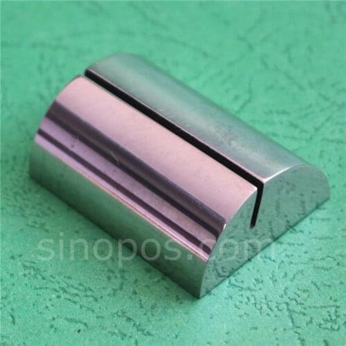 Stainless Steel Menu Holder, weighted base sign clip table number rack metal slot block buffet restaurant card tag display stand