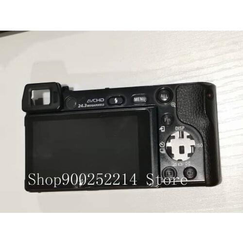 For Sony ILCE-6000 ILCE-6000L A6000 Rear Cover Back Shell With LCD Screen Display and Hinge Flex Cable NEW Original For Sony IL
