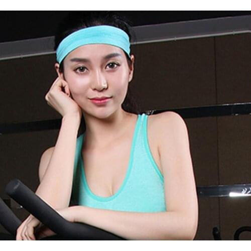 Effective Yoga Hair Band High-elastic Meticulous Headband Workmanship Nylon Athletic Sports Headband Sweatband for Cycling
