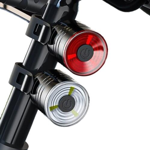Hot Sale 1PCS Bike Light MTB Front Rear Lights Bicycle Rear Tail FlashLight Waterproof Bicycle Warning Light Night Safe Cycling