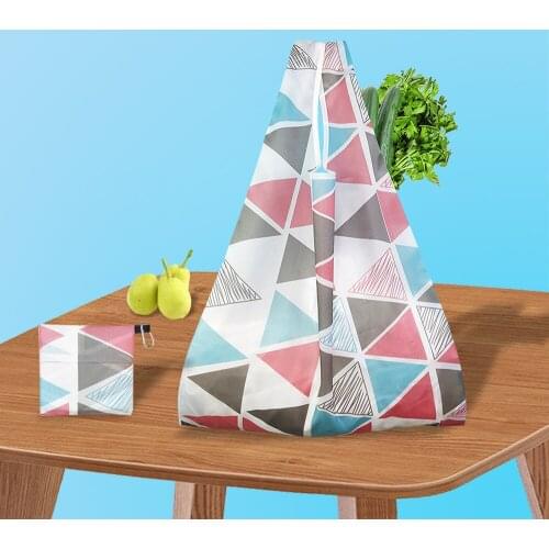 Hot Sell Fresh New Folding Shopping Bag Encrypted Polyester Recycling Bag, Foldable Tote Bag Shopping Bag