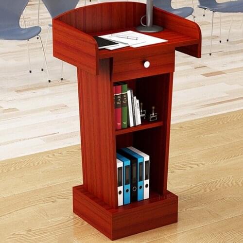 Hotel Lobby Host Guest Reception Desks Shopping Guide Emcee Speech Tables Simple Teacher Podium Table Office Meeting Room Desk