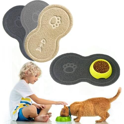 Pet Dog Puppy Cat Feeding Mat Pad Cute Cloud Shape Silicone Dish Bowl Food Feed Placement Pet Accessories Dropship