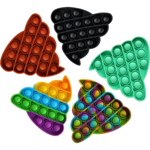 Creative Children Mental Arithmetic Toy Funny Poo Shape Desktop Logic Parent-child Interaction Leisure Decompression Fidget Toy