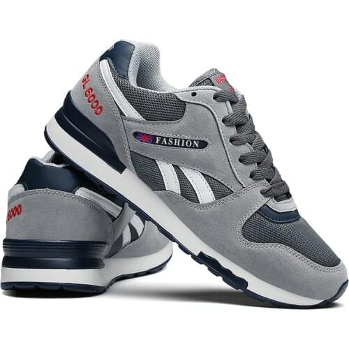 Running Shoes Men Sneakers Breathable Air Mesh Shoes Outdoor Male Walking Shoes Black/Gray Sport Shoes