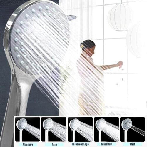 Elyn Water Saving Pressurized Shower Sprinkler Head Household Bath High Pressure Device Shower Head Faucet Bathroom