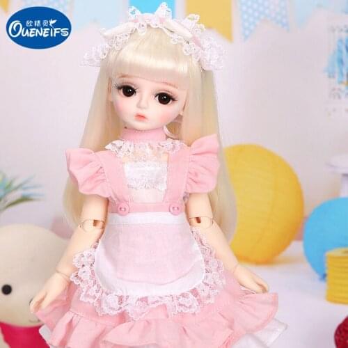 OUENEIFS Free Shipping Lami 1/6 BJD SD Doll Model Baby Girls Boys Eyes High Quality Toys Shop Resin Figures Gift For Christmas