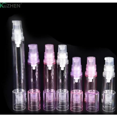 Plastic Refillable Perfume Bottle With Spray Empty Cosmetic Containers With Atomizer Cap For Travel Essential Oil Perfume 1PC