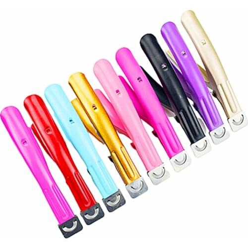 Professional Nail Art Clipper Special Type U Word False Tips Edge Cutters Manicure Colorful Stainless Steel Nail Art Tools