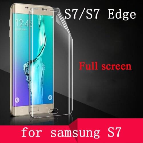 Nano Anti Shock Shield Ultrastrong Soft Explosion Proof Membrane Tempered Glass Screen Protector for Samsung Galaxy S7 / S7 Edge