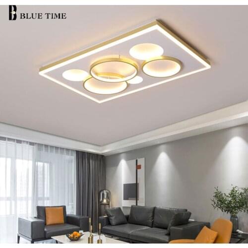 Modern LED Ceiling Light For Living Room Bedroom Dining Room Home Indoor Lighting Fixtures Ceiling Lamps Decor Lights Rectangle
