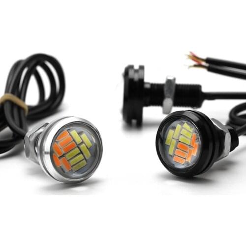 LED Light Super Bright Energy-saving Aluminium Eagle Eye Daytime Running Lamp Bulb for Car ходовые огни для авто ходовые огни