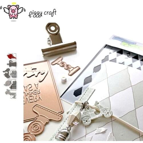Piggy Craft metal cutting dies cut die mold Various tag decorations Scrapbook paper craft knife mould blade punch stencils dies