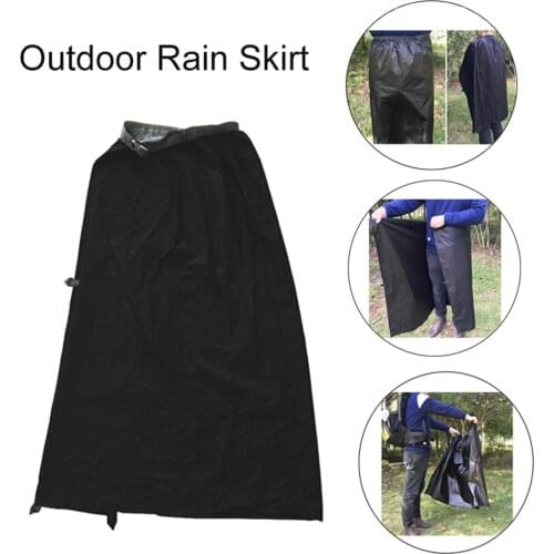 Outdoor Rain Skirt Waterproof Fishing Cycling Hiking Rain Pants Lightweight Camping Floor Mat Carpet Mountain Dirty Apron Poncho