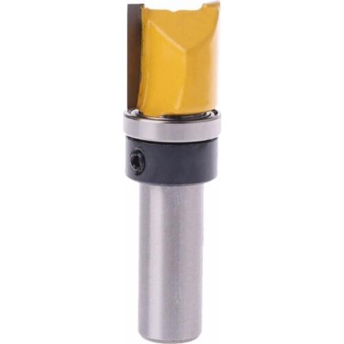 Dia 3/4" x Height 3/4" 1/2" Shank Mortise Template Trim Flush Router Bit Cutter