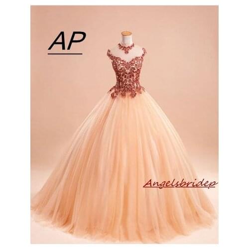 Luxury Sweet 16 Dresses Vestido 15 Anos Emma Watson Quinceanera Dresses Beading Applique High Quality Organza Debutante Gown