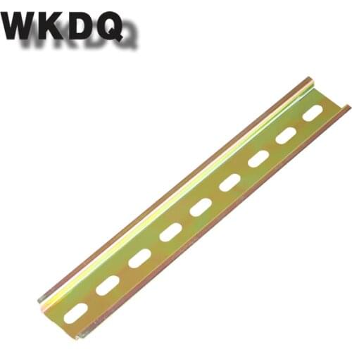 2pcs NS 35-S Perforated Steel Din Rail 35mm For Mounting Circuit Breakers Terminal blocks