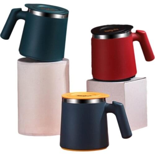 304 Stainless Steel Thermos Mugs large Capacity Business Office Cup With Handle/Lid Insulated Tea Mug Thermos Cup Thermoses