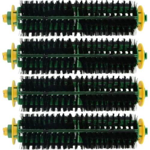 4 pcs Bristle Flexible Beater Brush for iRobot Roomba 500 Series 510, 530, 535, 540, 550, 560, 570, 580, 581