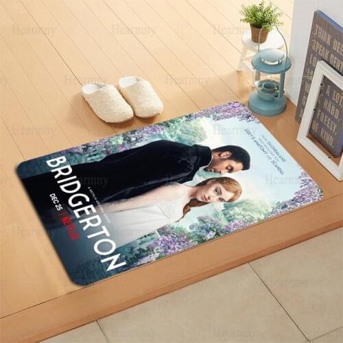 Bridgerton Lady Doormat Floor/Bath/Kitchen/Beach Mat Flannel Sponge Fabric 3D Printed Shaggy Custom Decoration For Bedroom 0409