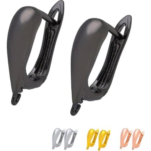 Peixin Handmade Earwirel Classic Earring Hooks Findings For DIY Women Crystal Jewelry Making Clasps Accessories Wholesale