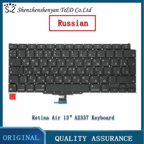 Laptop A2337 Russian keyboard for Macbook Pro Retina air 13.3 laptop key cap keyboard Brand New M1 EMC 3598 2020 year