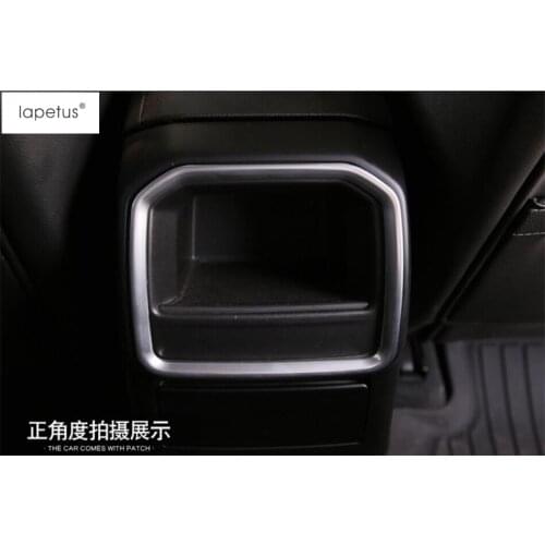 Lapetus Accessories For Porsche Macan 2014 - 2019 Air Condition AC Vent Outlet Storage Pallet Armrest Container Box Cover Trim