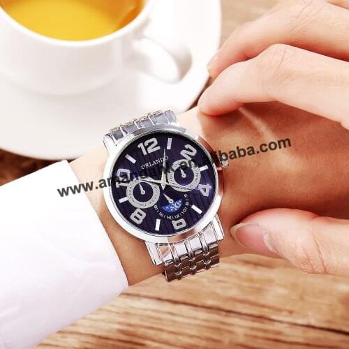 Top Wholesale Fashion Women Classical Quartz Watches Hot Sale Man Metal Watch Man Style Silver Wrist Watch 8413