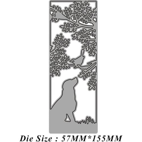 Puppy Dog Hollow Out Lace Metal Cutting Dies 2021 New Diy Molds Scrapbooking Paper Making Die Cuts Crafts