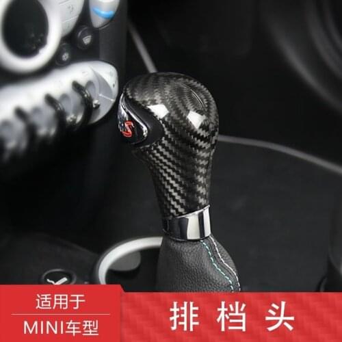 Vraie Fiber de carbone pour Mini Cooper R55 R56 R57 R58 R59 R60 R61 accessoires garniture intérieure voiture changement de vites