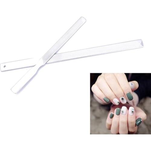1 pc Durable Nail File Stainless Steel Professional Double Sided Nail Sanding Grinding Buffer Manicure Nail Art Tools 18CM