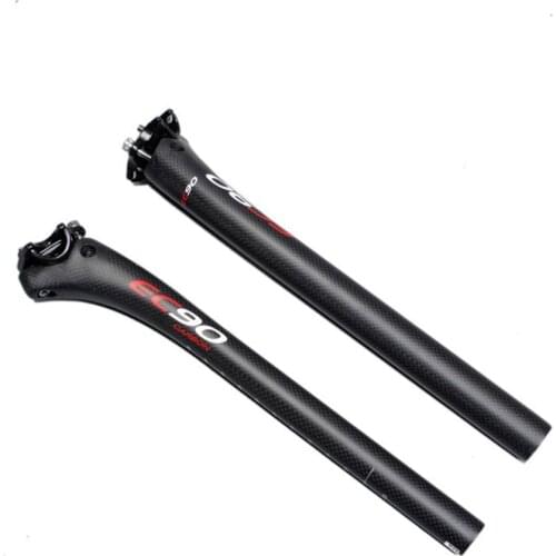 Full Carbon MTB Bicycle Seatpost Seat Tube Road Bike Seatpost Broken Wind Seatpost 27.2 30.8 31.6-350/400mm