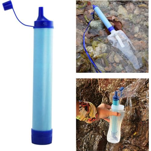 Portable Water Filter Personal Water Purifier 1500L Emergency Camping Equipment NIN668