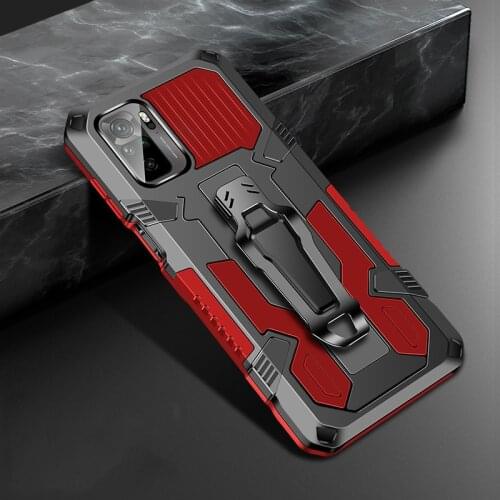 For Xiaomi Redmi Note 10 Pro Case Note 9 8 7 Pro 9S 9A 9C Shockproof Armor Stand Cover Xiaomi Poco F3 M3 X3 10T Pro Note 10 Lite