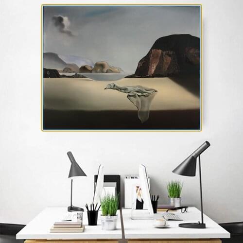 Citon Salvador Dali《The Transparent Simulacrum of the Feigned Image》Canvas Oil painting Artwork Picture Decor Home Decoration