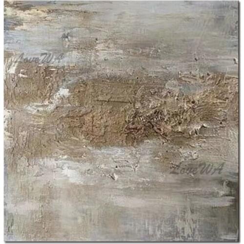 Handmade Heavy Textured Thick Abstract Simple Oil Painting 100% Hand-painted Modern Wall Decoration Unframed Art Pieces Artwork