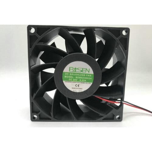 Brand new original 9238 bdb9238h24 DC24 V 0.33a cooling fan 2-wire 9cm