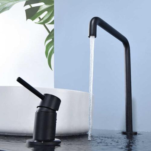 Modern bathroom style sink touch double hole mixer single fist tap of hot water basin and cold kitchen mixer sink