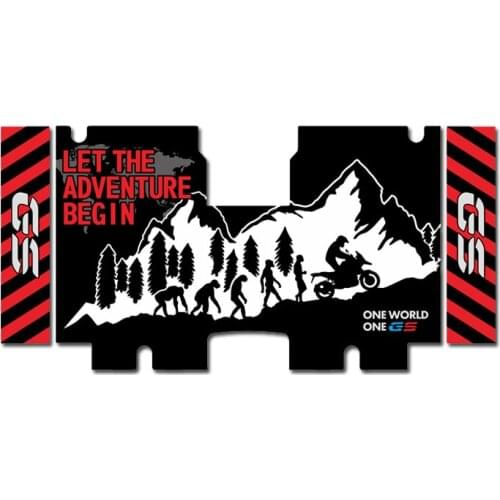 Motorcycle Reflective Decal Case Side Trunk for BMW R1200GS R1250GS Adventure Autocycle Back Aluminum Box Decorative Sticker